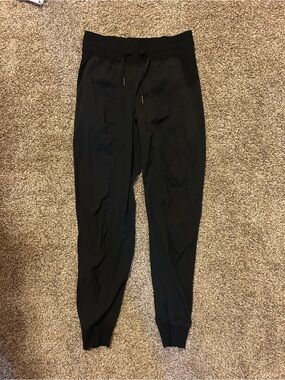 Women’s Black Jogger Pants with Drawstring Waist